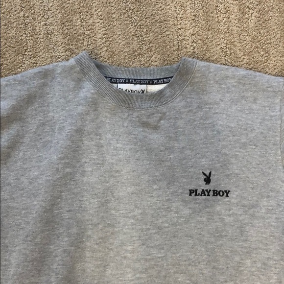 PLAYBOY GREY CREWNECK - Picture 2 of 6